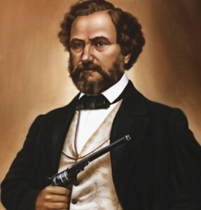 (1814-1862) - American inventor, industrialist, and businessman who established Colt's Patent Fire-Arms